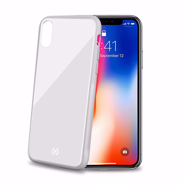 Immagine di DIAMOND GLASS CASE IPHONE X/XS WHITE