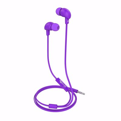 Immagine di STEREO EAR 3.5MM FLAT CABLE PURPLE